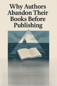 Metaphor for authors losing momentum before publishing