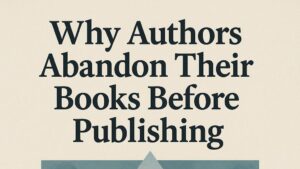 Metaphor for authors losing momentum before publishing